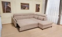 Colțar Extensibil Barry Bej Închis - Vega 05 Dreapta