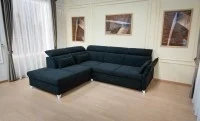 Colțar Extensibil Barry Negru - Vega 70 Dreapta
