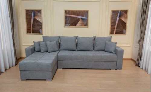 Colțar Extensibil Claudia Mare XXL Memory XXL Gri - Lemon 12, Interschimbabil