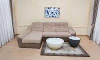 Colțar Extensibil Space Maro-Bej - Vega 05-07 Stânga