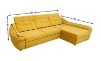 Colțar Extensibil Space Galben - Vega 13 Dreapta 2
