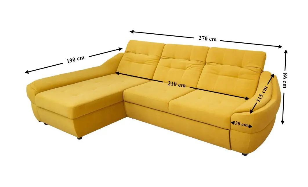 Colțar Extensibil Space Galben - Vega 13 Stânga 3