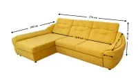 Colțar Extensibil Space Galben - Vega 13 Stânga 3