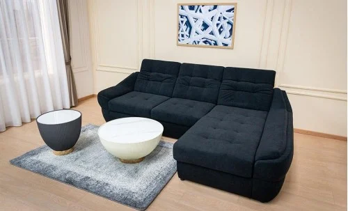 Colțar Extensibil Space Negru - Vega 70 Dreapta