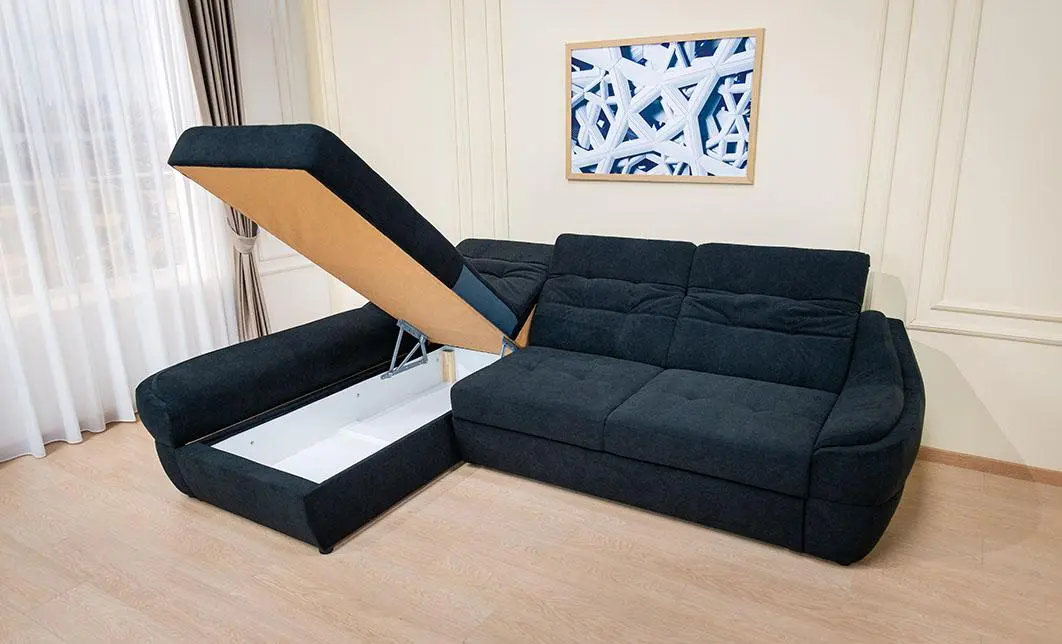 Colțar Extensibil Space Negru- Vega 70 Stânga 7