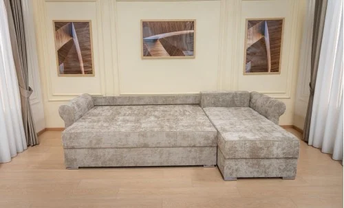 Colțar Extensibil Elsa XXL Memory Bej - Kim 3 Interschimbabil