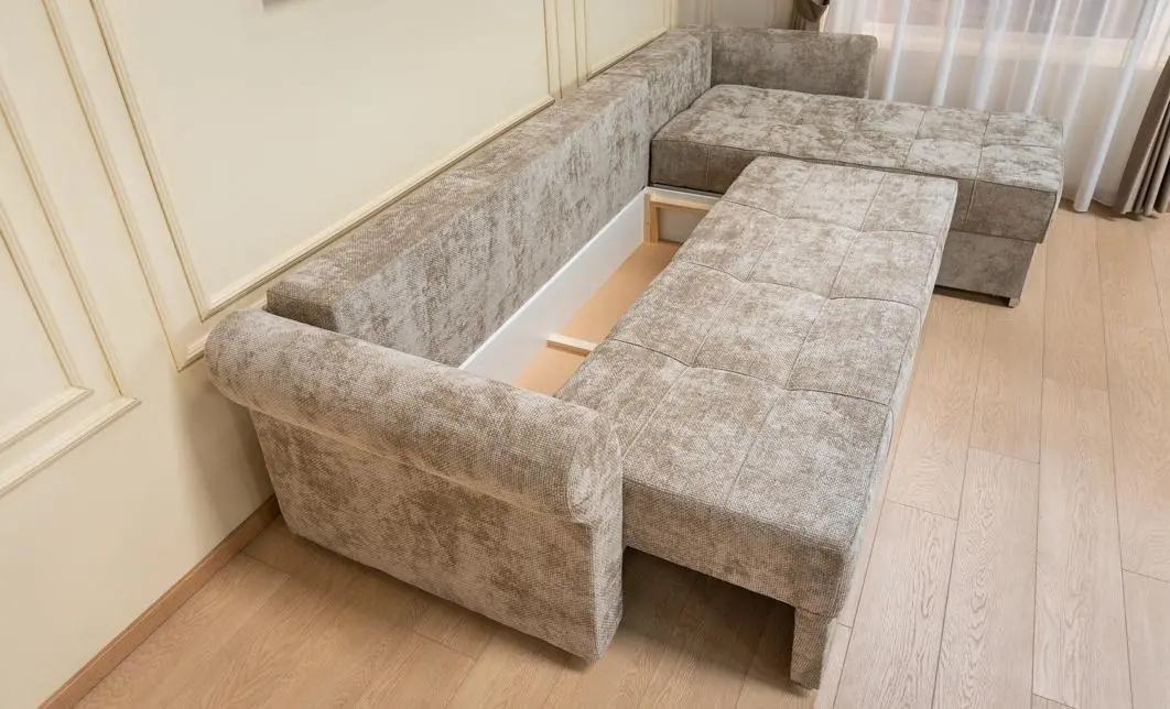 Colțar Extensibil Elsa XXL Memory Bej - Kim 3 Interschimbabil