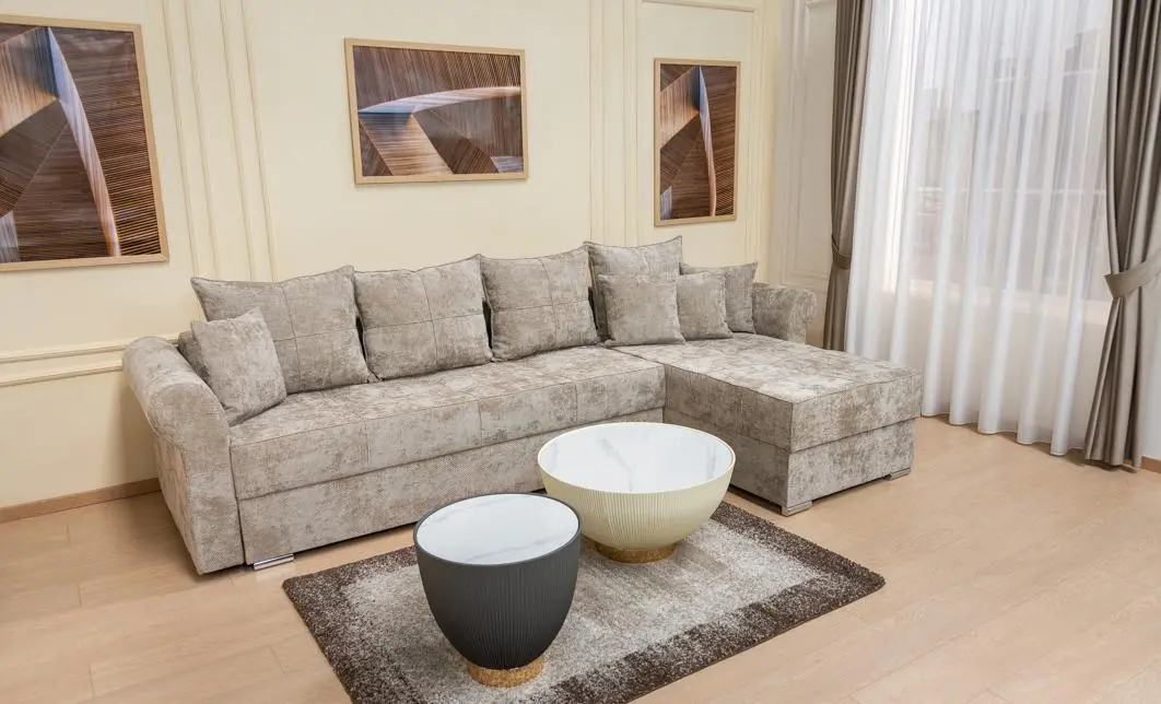 Colțar Extensibil Elsa XXL Memory Bej - Kim 3 Interschimbabil 10