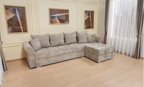 Colțar Extensibil Elsa XXL Memory Bej - Kim 3 Interschimbabil
