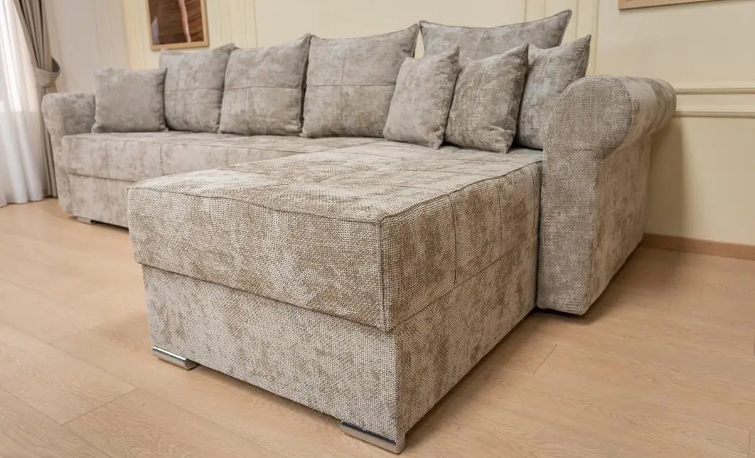 Colțar Extensibil Elsa XXL Memory Bej - Kim 3 Interschimbabil
