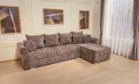 Colțar Extensibil Elsa XXL Memory Maro - Kim 4 Interschimbabil