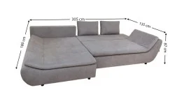 Colțar Extensibil Relax Gri - Vega 06 Stânga