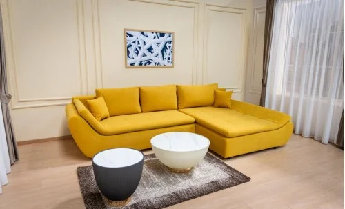 Colțar Extensibil Relax Galben - Vega 13 Dreapta