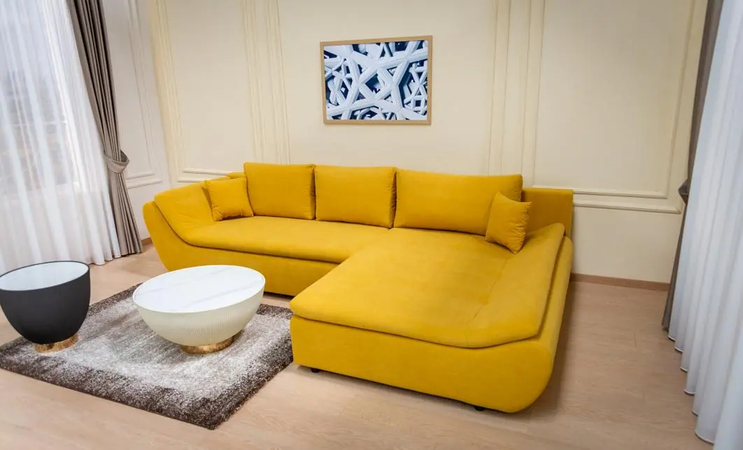 Colțar Extensibil Relax Galben - Vega 13 Dreapta