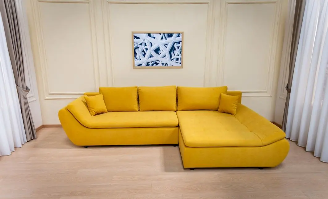 Colțar Extensibil Relax Galben - Vega 13 Dreapta