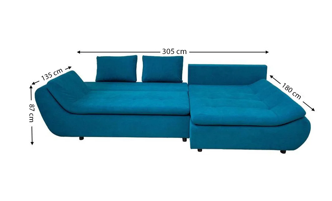 Colțar Extensibil Relax Turcoaz - Vega 25 Dreapta 2