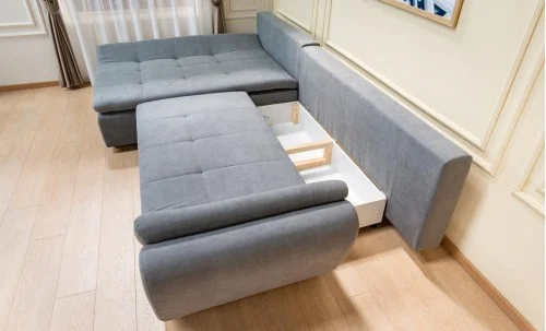 Colțar Extensibil Relax Gri Deschis - Vega 33 Stânga