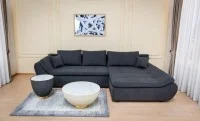 Colțar Extensibil Relax Gri Închis - Vega 35 Dreapta
