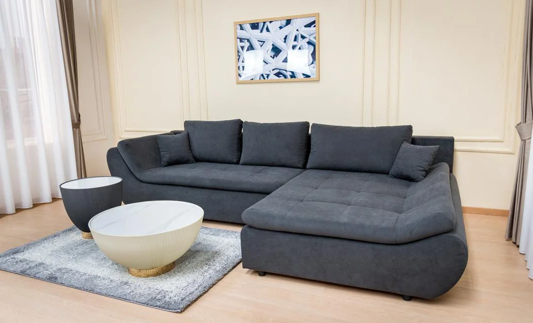 Colțar Extensibil Relax Gri Închis - Vega 35 Dreapta
