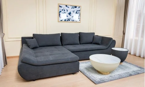 Colțar Extensibil Relax Gri Închis - Vega 35 Stânga