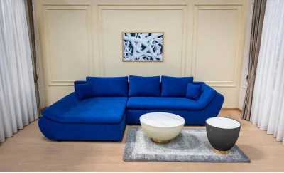 Colțar Extensibil Relax Albastru - Vega 38 Stânga