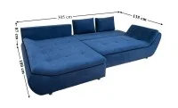 Colțar Extensibil Relax Albastru Închis - Vega 39 Stânga 2