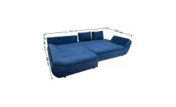 Colțar Extensibil Relax Albastru Închis - Vega 39 Stânga