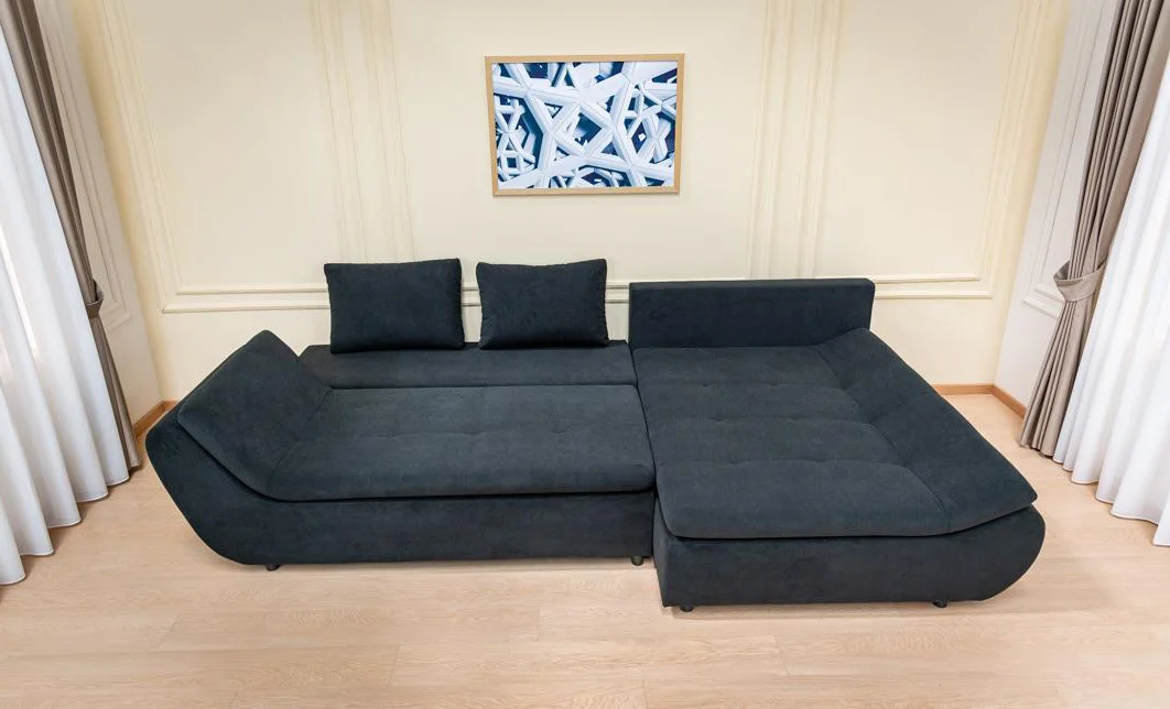 Colțar Extensibil Relax Negru - Vega 70 Dreapta