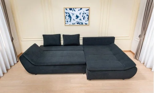 Colțar Extensibil Relax Negru - Vega 70 Dreapta