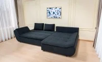 Colțar Extensibil Relax Negru - Vega 70 Dreapta