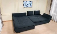 Colțar Extensibil Relax Negru - Vega 70 Stânga