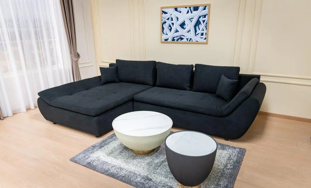 Colțar Extensibil Relax Negru - Vega 70 Stânga 8