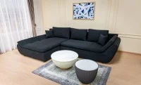 Colțar Extensibil Relax Negru - Vega 70 Stânga 8
