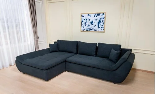 Colțar Extensibil Relax Negru - Vega 70 Stânga