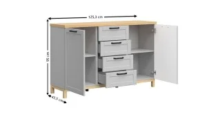 Comoda Haga KOM2D4S