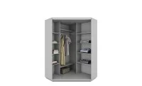 Dulap de Colt Personalizat Oglinda/Gray Craft Oak, 140 x 140 1