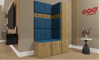 Cuier Hol Luca 6, Artisan/Albastru - Manila 26