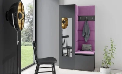 Cuier Hol Max 13, Grafit/ Mov - Trinity 11