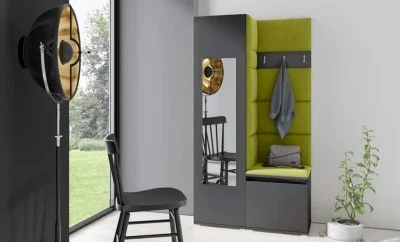 Cuier Hol Max 13, Grafit/ Verde - Trinity 12