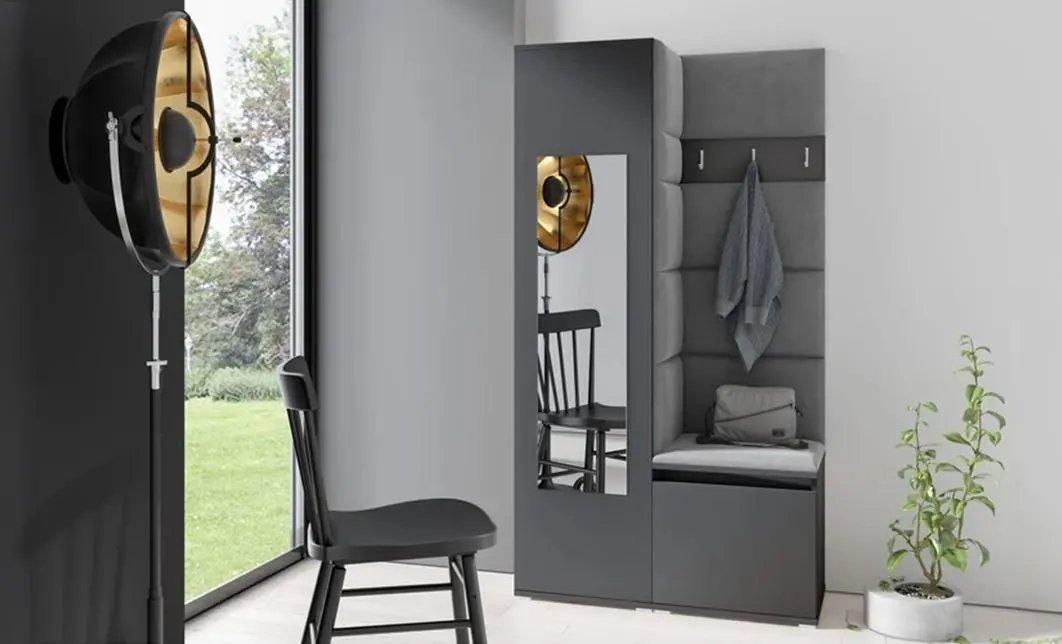 Cuier Hol Max 13, Grafit/ Gri - Trinity 15