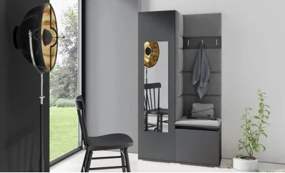 Cuier Hol Max 13, Grafit/ Gri - Trinity 15