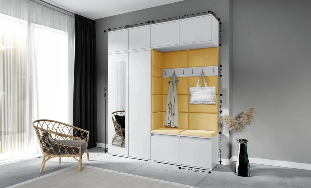Cuier Hol Max 16, Alb/ Galben - Trinity 18 1