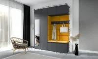 Cuier Hol Max 16, Grafit/ Portocaliu - Trinity 26 1
