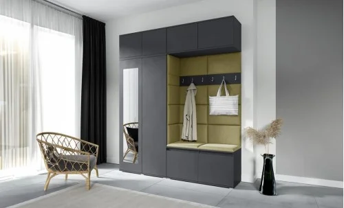 Cuier Hol Max 16, Grafit/ Verde - Trinity 27