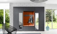Cuier Hol Max 17, Grafit/Portocaliu - Trinity 25