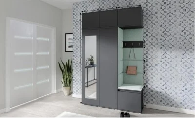 Cuier Hol Max 18, Grafit/ Verde - Trinity 21