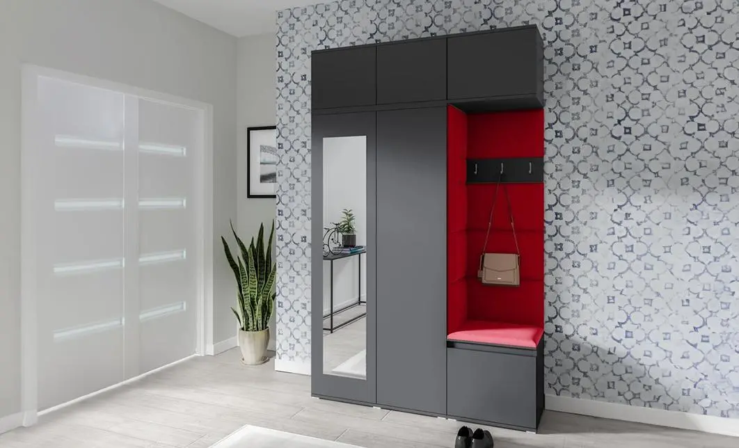Cuier Hol Max 18, Grafit/ Rosu - Trinity 24