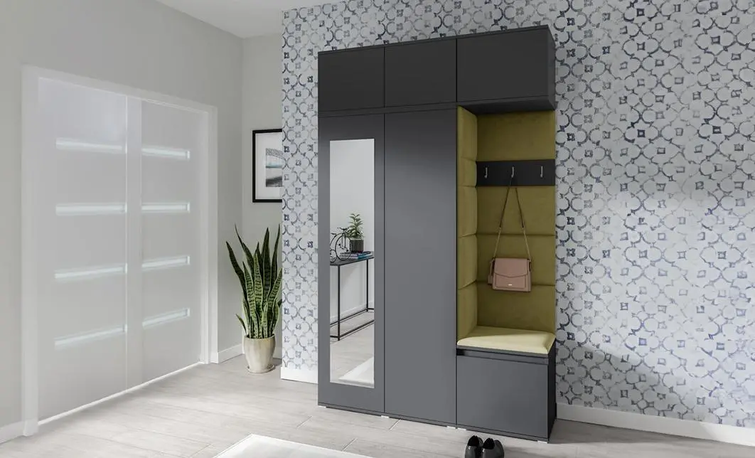 Cuier Hol Max 18, Grafit/ Verde - Trinity 27