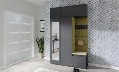 Cuier Hol Max 18, Grafit/ Verde - Trinity 27