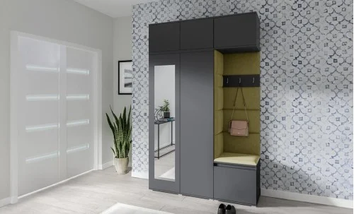 Cuier Hol Max 18, Grafit/ Verde - Trinity 27
